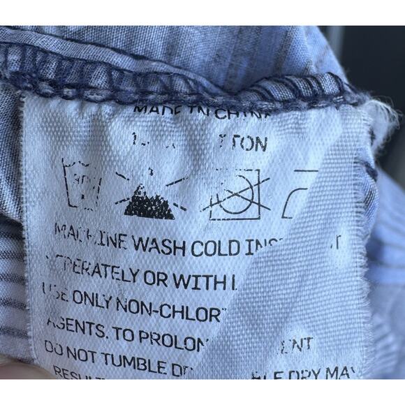 Barney Cools Shorts Men’s Size 32 Blue Print Drawstring Elastic Waist READ - Picture 8 of 8